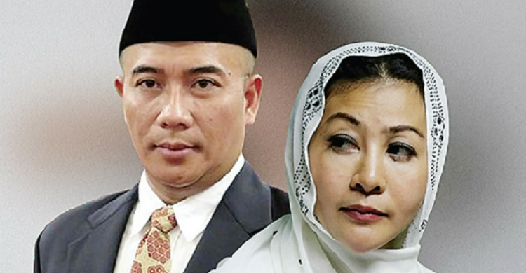 📷 Ketua KPU Hasyim Asy`ari dan Wanita Emas-Hasnaeni Moein. (Rm.id).