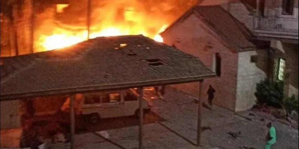 📷 Kondisi rumah sakit di Gaza usai di bombardir pasukan Israel tadi malam. (Tvone).