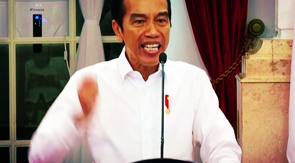 📷 Jokowi sedang dalam amarah yang memuncak. (CNBC Indonesia).