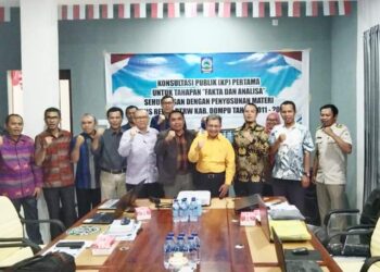 Konsultasi publik I: tahapan fakta dan analisis penyusunan materi teknis revisi RTRW