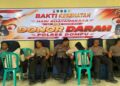 Donor darah HUT Bhayangkara 80, Polres Dompu gandeng UPD RSUD